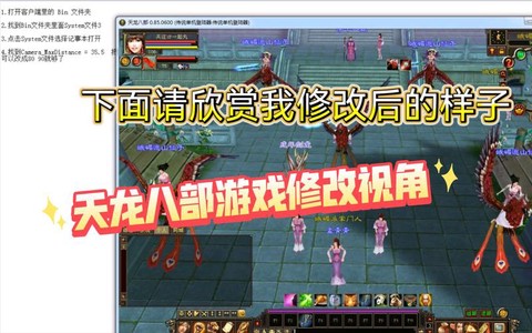 天龙八部视野怎么调